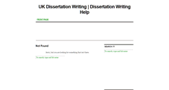 Desktop Screenshot of dissertation.bloggles.info