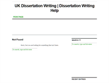 Tablet Screenshot of dissertation.bloggles.info