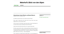 Desktop Screenshot of meierhof.bloggles.info